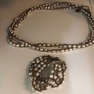 Chico’s Necklace and bracelet Set